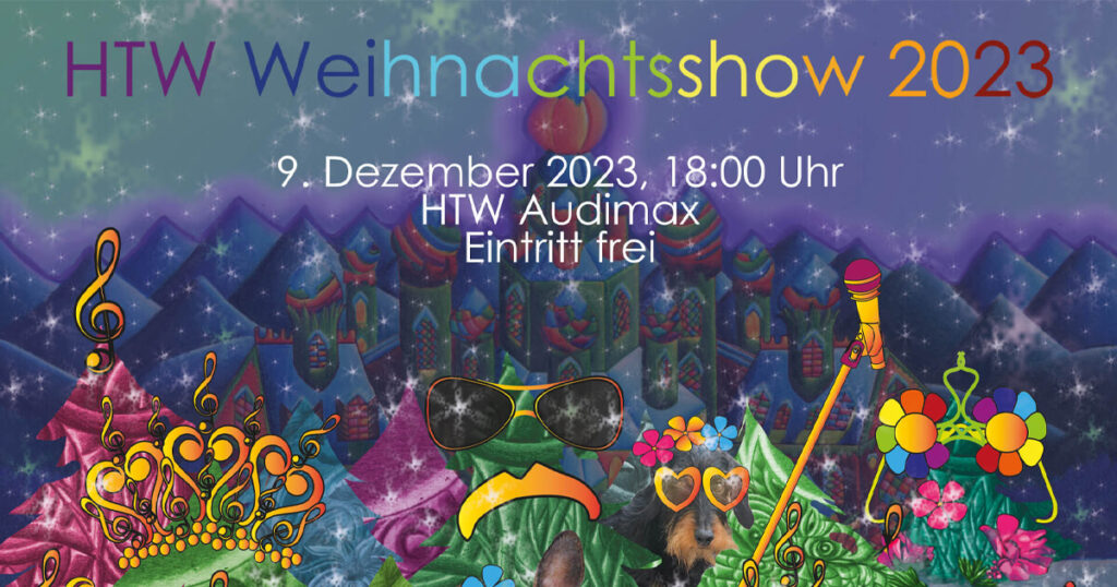 HTW Weihnachtsshow am 9. Dezember 2023 im Audimax der HTW Berlin