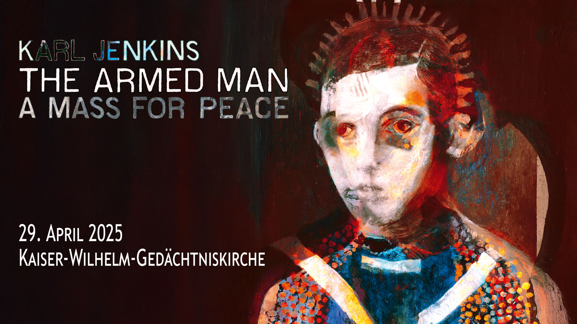 Karl Jenkins - The Armed Man in Berlin, Design by Anne Krausz